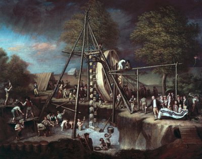 Exhumation of the Mastodon, 1806 by Charles Willson Peale